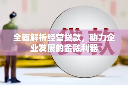 东丰全面解析经营贷款，助力企业发展的金融利器