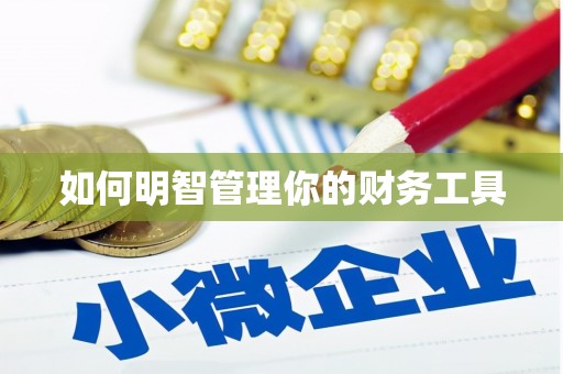 东丰如何明智管理你的财务工具