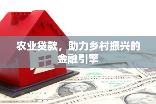 东丰农业贷款，助力乡村振兴的金融引擎
