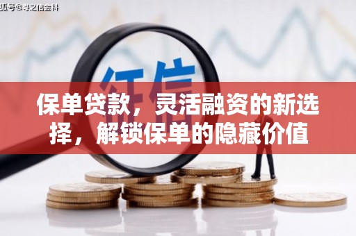 东丰保单贷款，灵活融资的新选择，解锁保单的隐藏价值