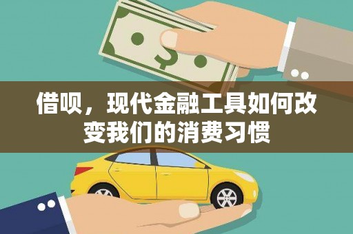 东丰借呗，现代金融工具如何改变我们的消费习惯