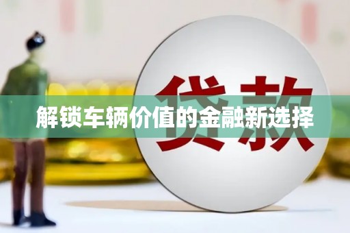 东丰解锁车辆价值的金融新选择