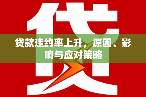 东丰贷款违约率上升，原因、影响与应对策略