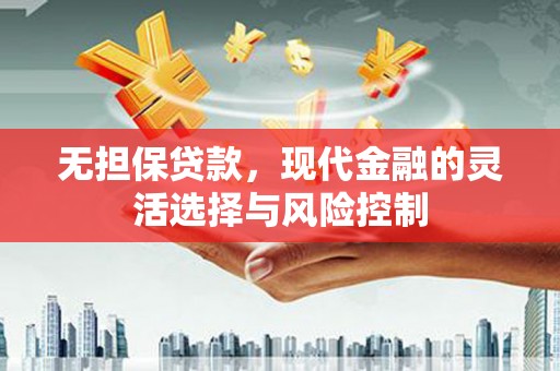 东丰无担保贷款，现代金融的灵活选择与风险控制