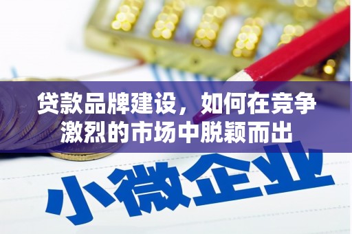 东丰贷款品牌建设，如何在竞争激烈的市场中脱颖而出