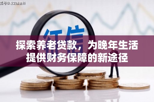 东丰探索养老贷款，为晚年生活提供财务保障的新途径