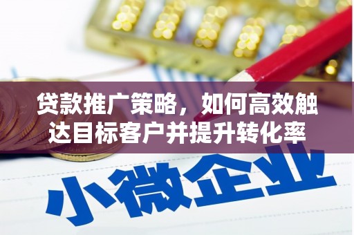 东丰贷款推广策略，如何高效触达目标客户并提升转化率
