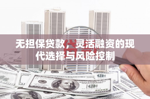 东丰无担保贷款，灵活融资的现代选择与风险控制