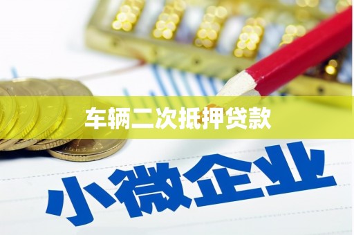 东丰车辆二次抵押贷款