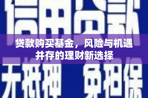 东丰贷款购买基金，风险与机遇并存的理财新选择