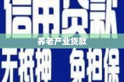 东丰养老产业贷款