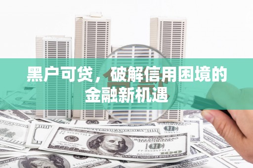 东丰黑户可贷，破解信用困境的金融新机遇