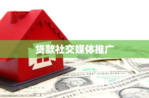 东丰贷款社交媒体推广