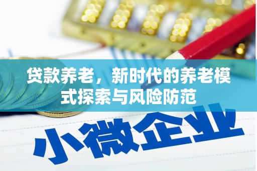 东丰贷款养老，新时代的养老模式探索与风险防范